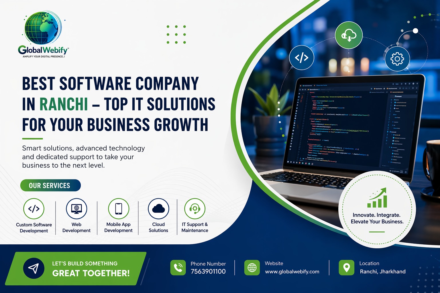 Best Software Company in Ranchi – Top IT Solutions for Your Business Growth - Global Webify Blog Best Software Company in Ranchi – Top IT Solutions for Your Business Growth