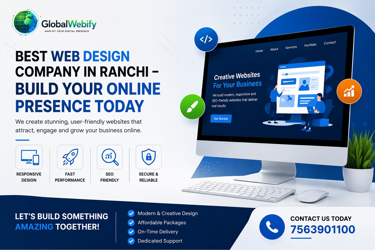 Best Web Design Company in Ranchi – Build Your Online Presence Today - Global Webify Blog Best Web Design Company in Ranchi – Build Your Online Presence Today