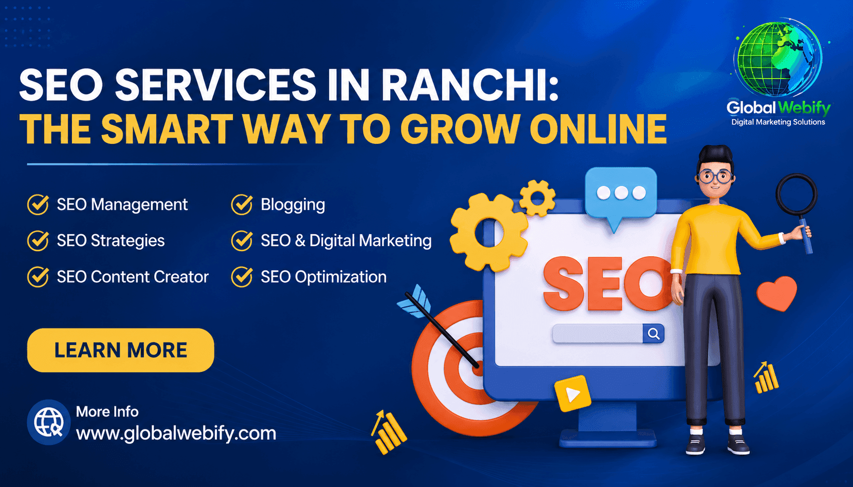 SEO Services in Ranchi: The Smart Way to Grow Online - Global Webify Blog SEO Services in Ranchi: The Smart Way to Grow Online