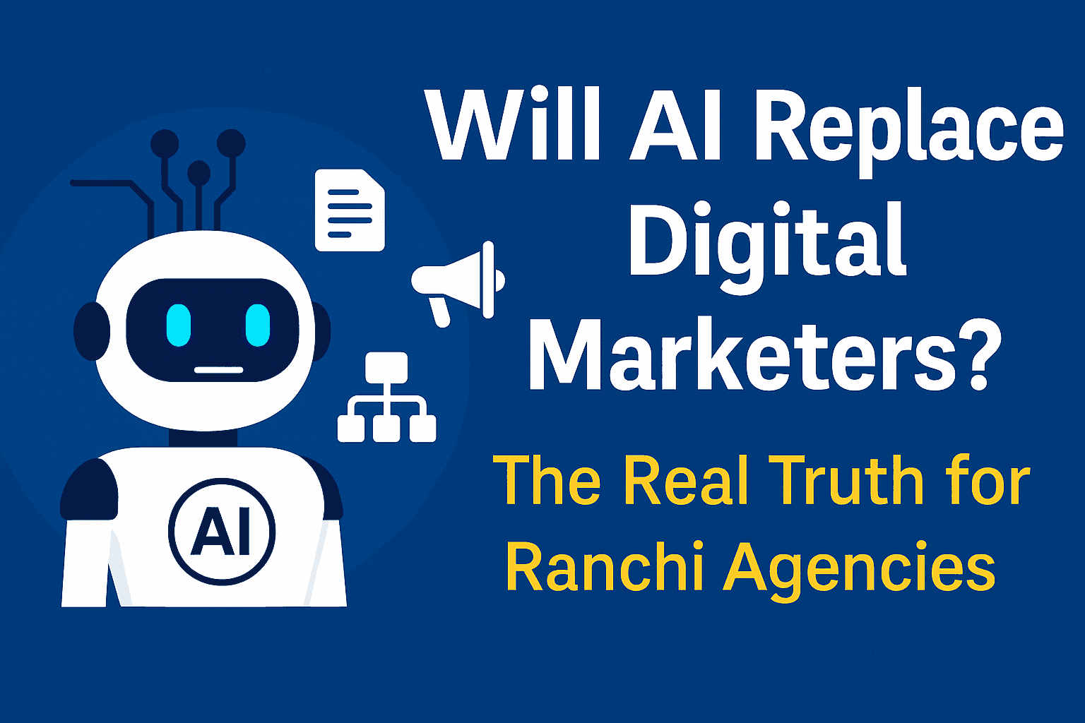 Will AI Replace Digital Marketers? The Real Truth for Ranchi Agencies